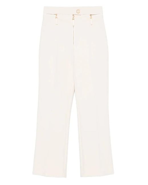 Elisabetta Franchi White Trousers