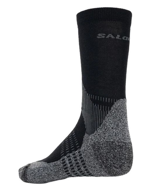 Salomon Black Patterned Socks