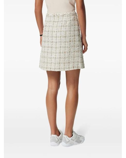 Versace Natural Flared Mini Skirt