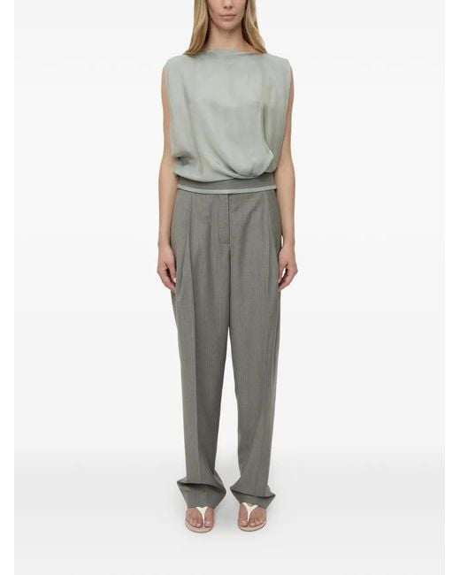Christopher Esber Gray Internal Tailored Top