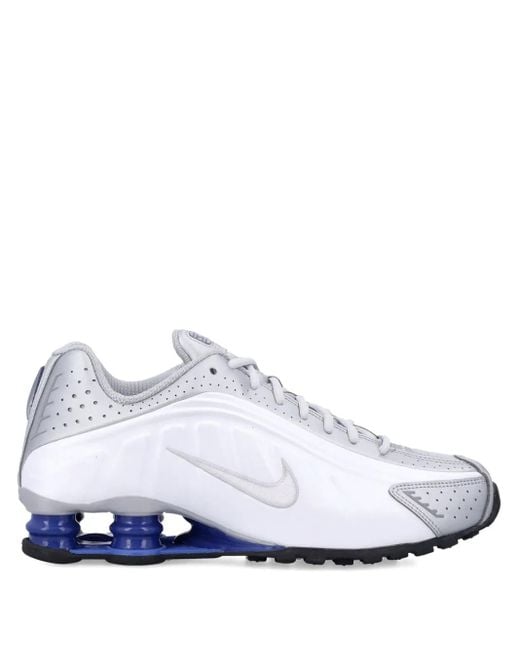 Nike White Shox R4 Sneakers