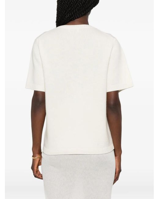 Soft Goat White Oversized Sweater
