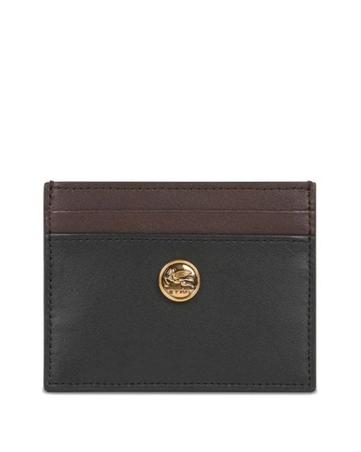 Etro Black Two-Tone Cardholder