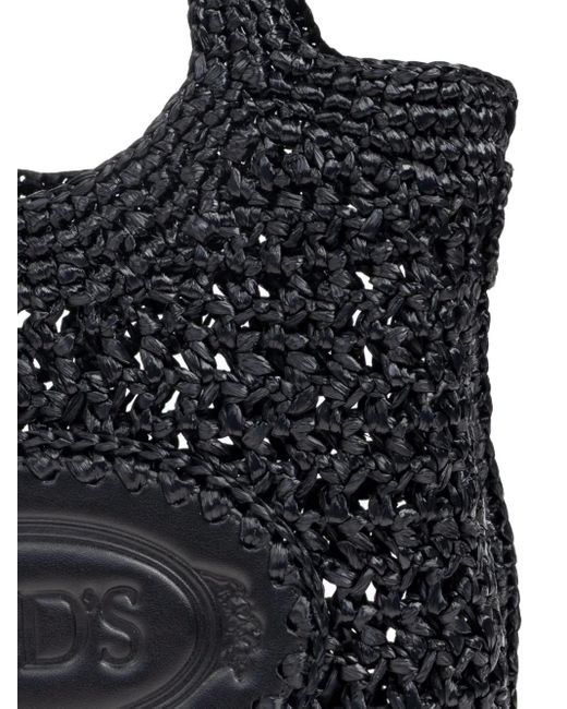 Borsa Tote Mini di Tod's in Black