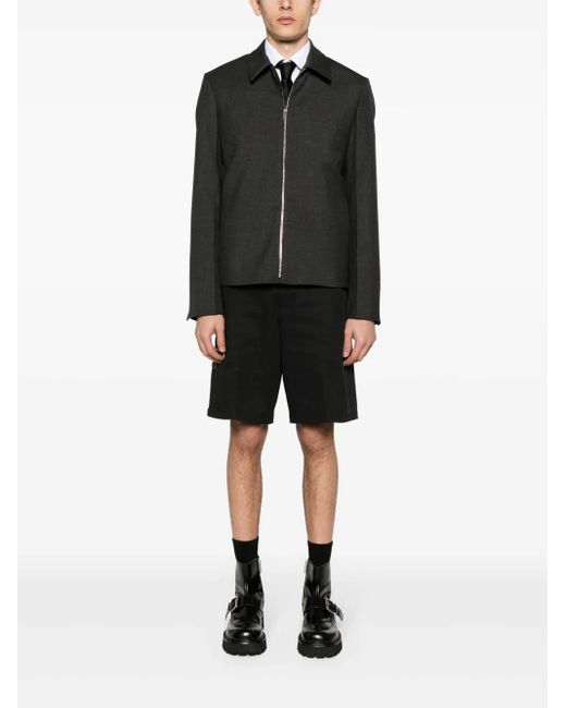 Givenchy Black Wool Bomber Jacket - Men's - Virgin Wool for men