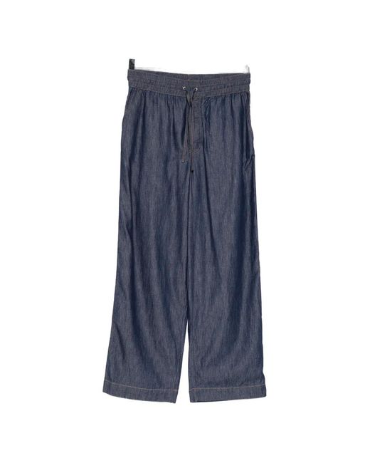Loewe Blue Drawstring Trousers for men