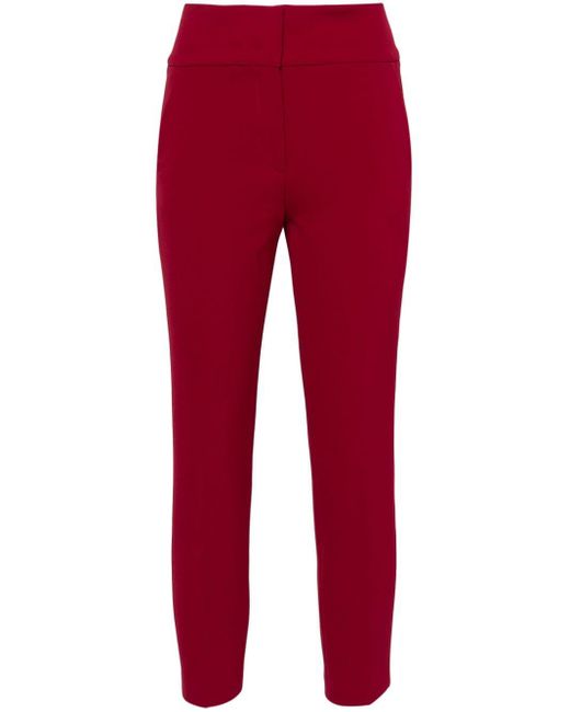 Blugirl Blumarine Red Cropped Trousers