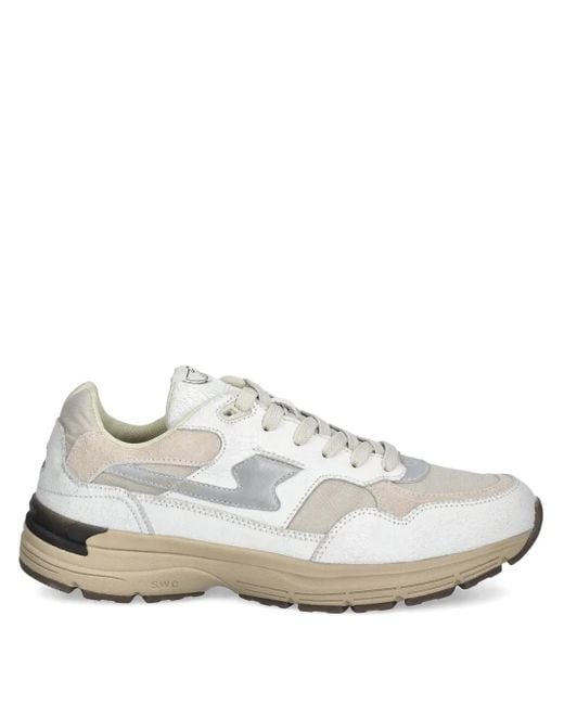 Stepney Workers Club Amiel S-Strike Sneakers in het White