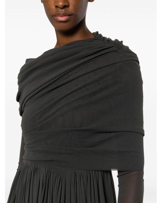 Robe à design drapé Philosophy Di Lorenzo Serafini en coloris Black