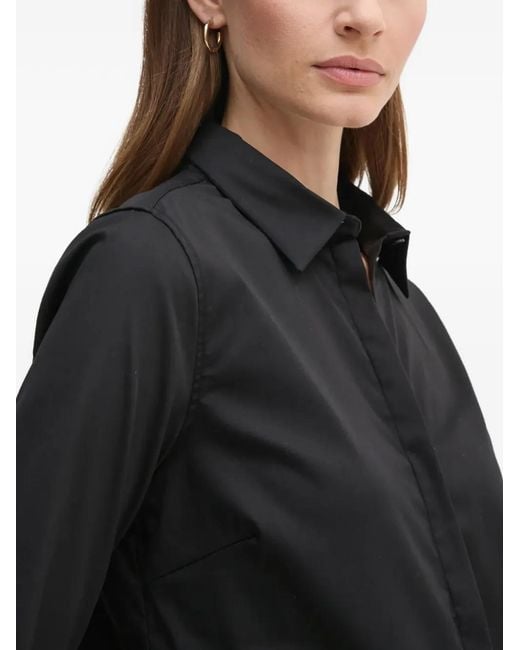 Mos Mosh Black Mmmattie Ruffled-Cuff Shirt