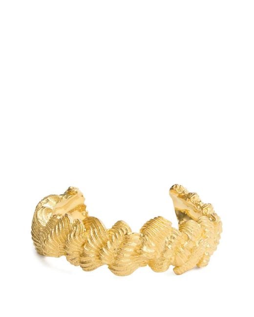 Completedworks Metallic Textured Cuff Bracelet