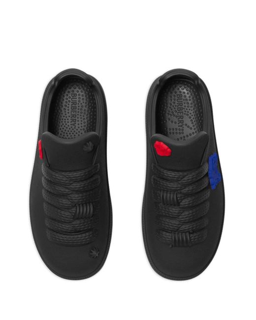 Burberry Black Bubble Slip-on Sneakers