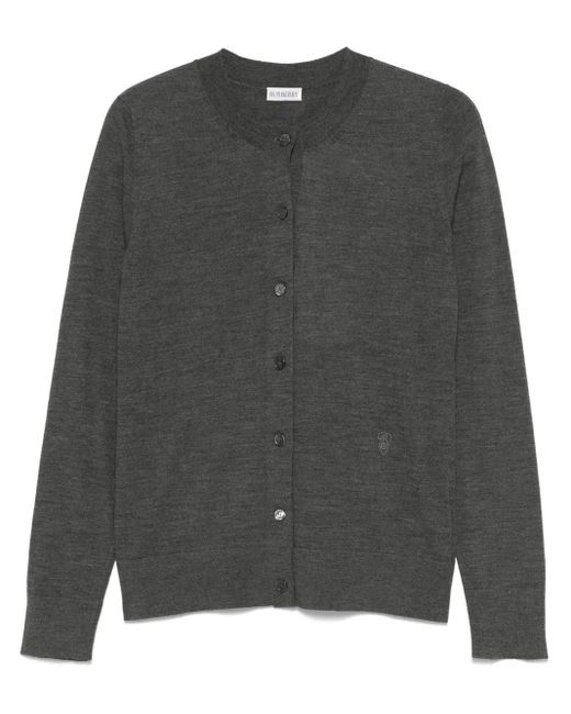 Burberry ウール カーディガン Gray