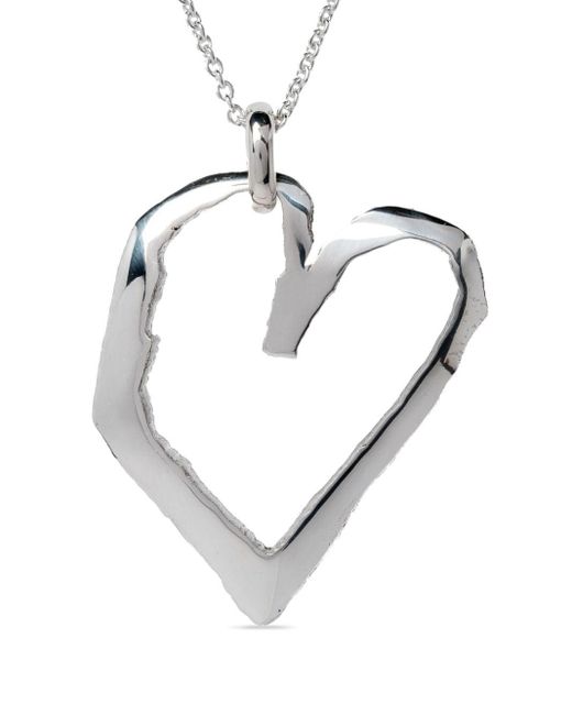 Parts of Four Jazz's Heart drop earring - Silver