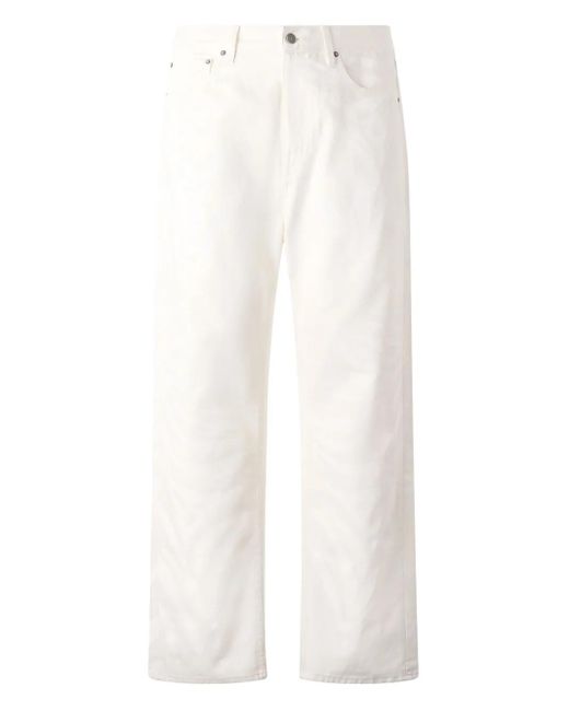 メンズ Roberto Cavalli ゼブラプリント ジーンズ White