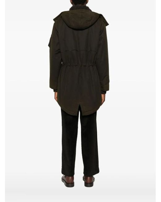 Baracuta Black Waxed Parka Waxed Cotton Clothing for men
