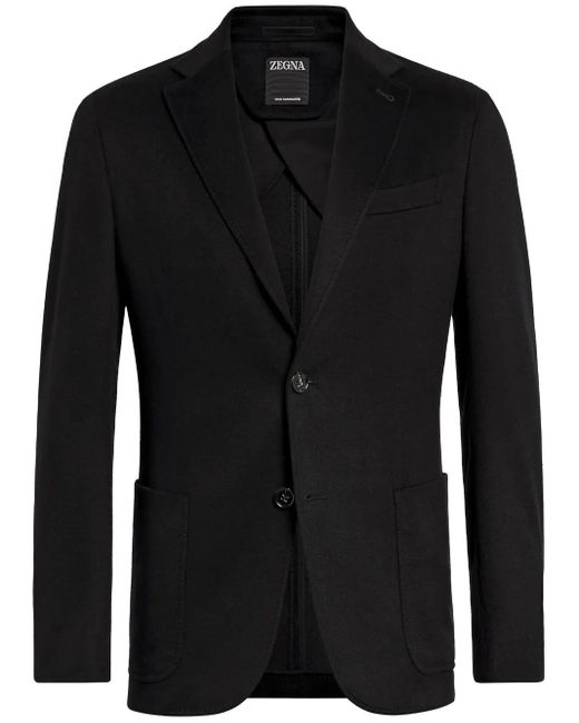 Zegna Black Oasi Cashmere Shirt Jacket for men