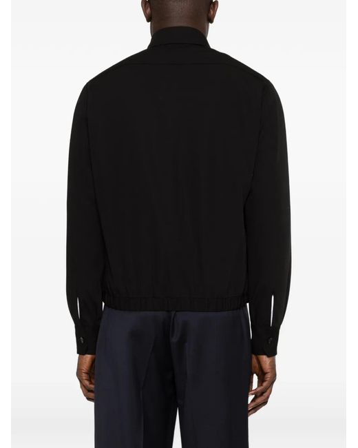 Lardini Black Buttoned Pocket Jacket for men