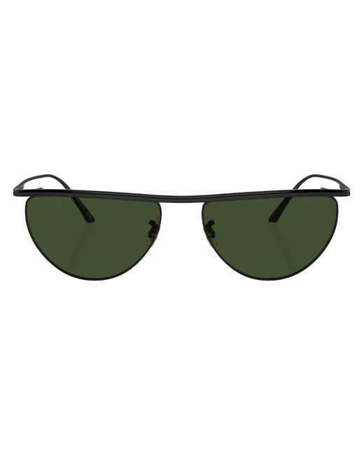 Oliver Peoples Green 1984C Round-Frame Sunglasses