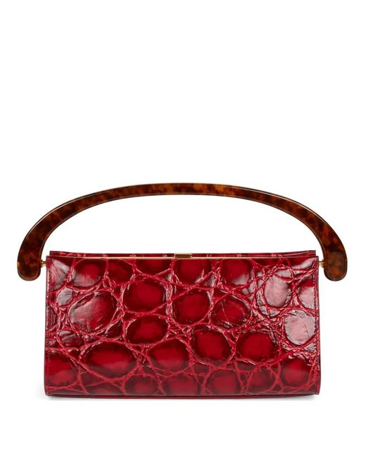 Dries Van Noten Red Small Leather Bag