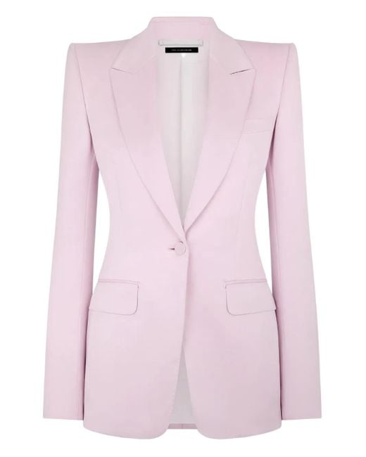 Tom Ford Pink Single-Button Blazer