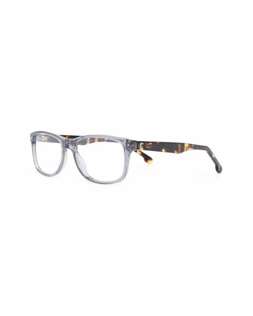 Carrera Brown Tortoiseshell-Effect Rectangle-Frame Glasses for men