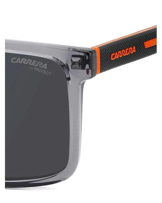 Carrera Gray Rectangle-Frame Sunglasses for men