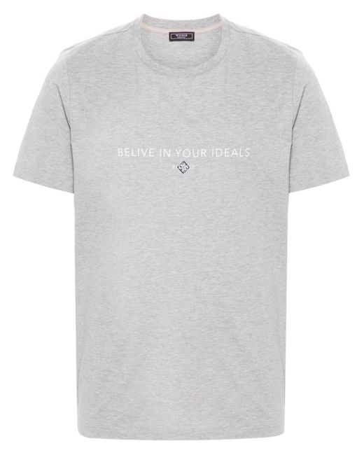 Peserico T-Shirt mit Logo-Print in White für Herren