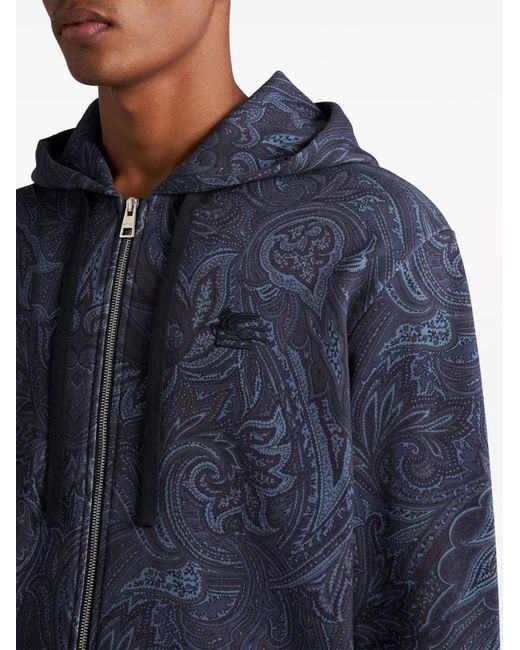 Etro Blue Zip-Throughs for men