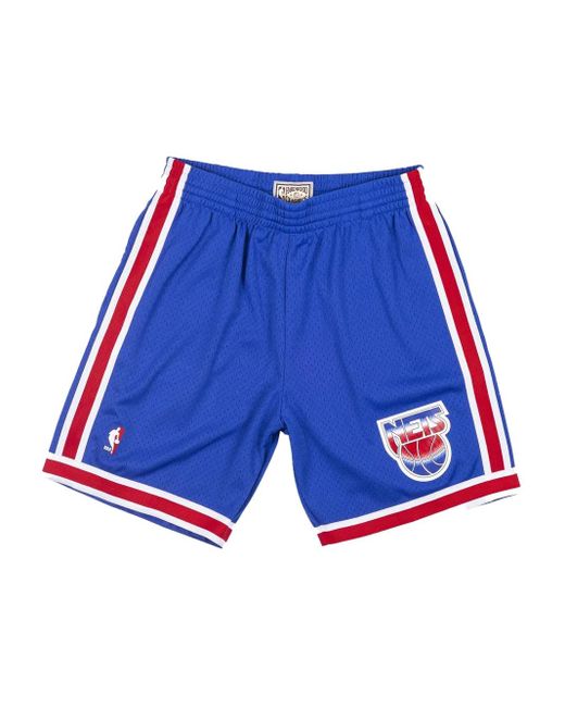 Mitchell & Ness Blue New Jersey Nets Road 1993/94 Swingman Shorts for men