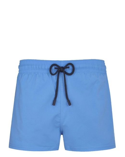 Vilebrequin Blue Elasticated-waist Slim Swim Short for men