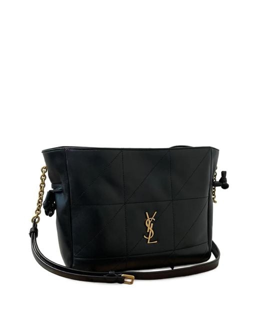 Saint Laurent Black Jamie Leather Shoulder Bag