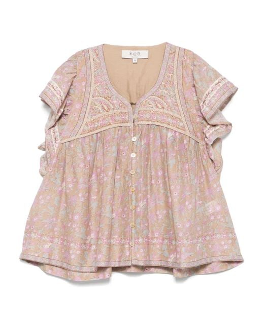 Sea Pink Gisela Blouse