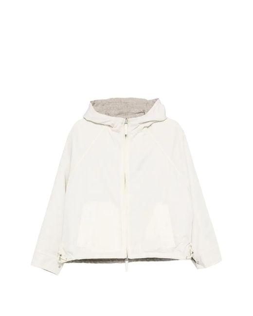 Yves Salomon White Neutrals Jackets
