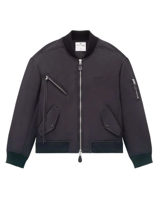Veste Bomber À Logo Brodé Courreges pour homme en coloris Blue