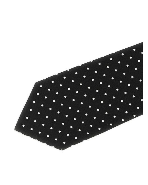 Tom Ford Black Polka-Dot Tie for men