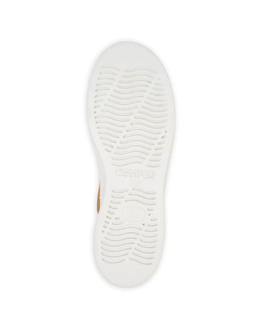 Camper Brown Runner Up Floral Sneakers