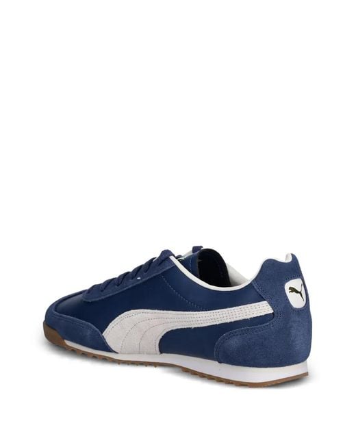 PUMA Blue Arizona Retro Lace-Up Sneakers