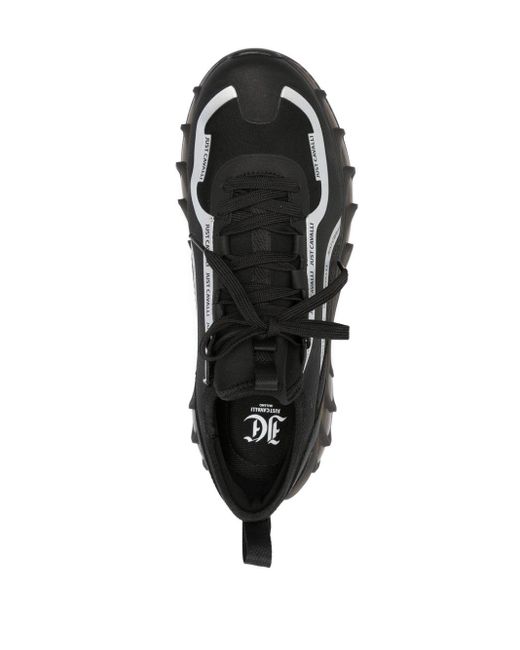 Just Cavalli Black Logo-print Sneakers for men