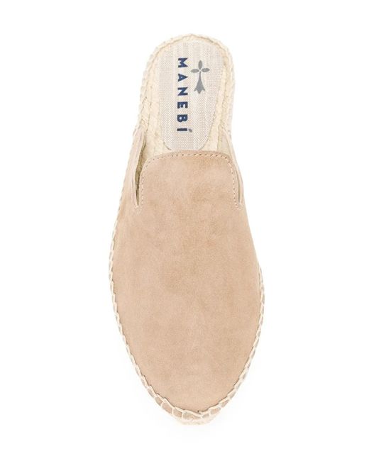 Manebí White Mule Style Espadrilles