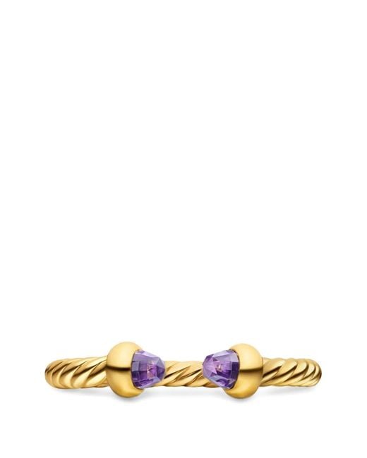 David Yurman Metallic Micro Cablespira Flex Open Ring