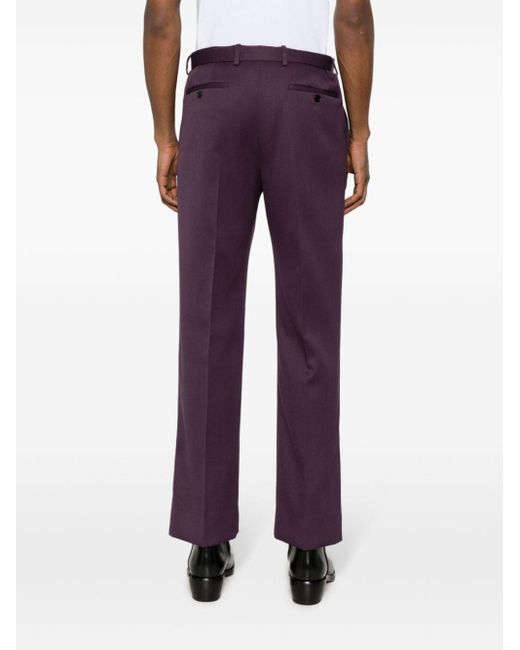 Lanvin Purple Pantalone Con Cintura for men