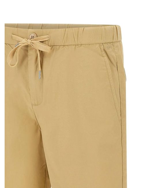 Sun 68 Natural Coulisse Shorts for men
