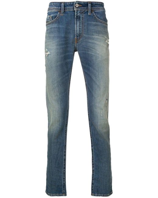 DIESEL Blue Skinny Thommer Jeans for men