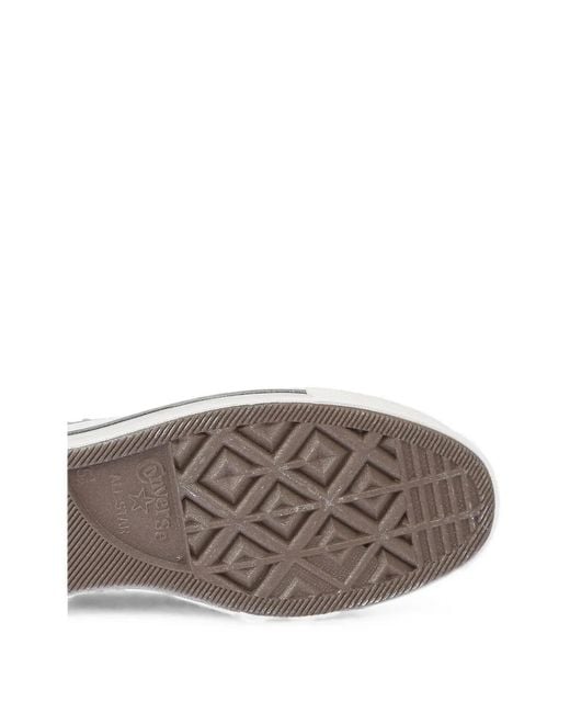 Converse Gray Glitter-Effect Sneakers