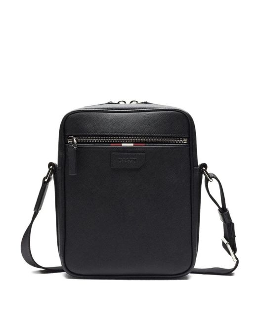 Bally Kuriertasche Mit Streifendetail in Black für Herren
