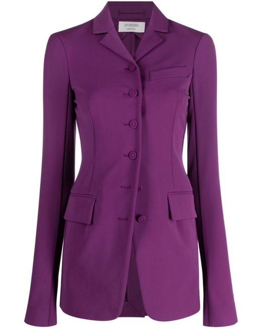 Sportmax Purple Single-breasted Jacket