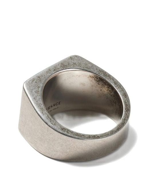 Versace Black Aura Ring for men