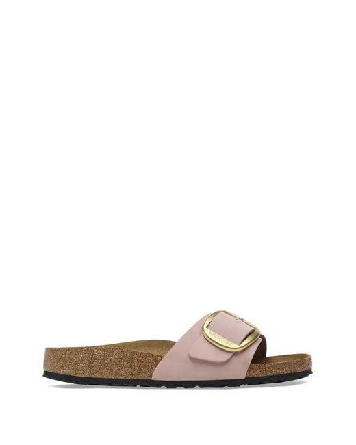 Birkenstock Pink Sandales Madrid Big Buckle