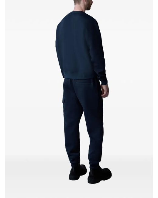 Mackage Blue Marvin-R Cargo-Pocket Track Pants for men